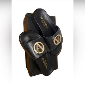 Mario Valentino platform slides
